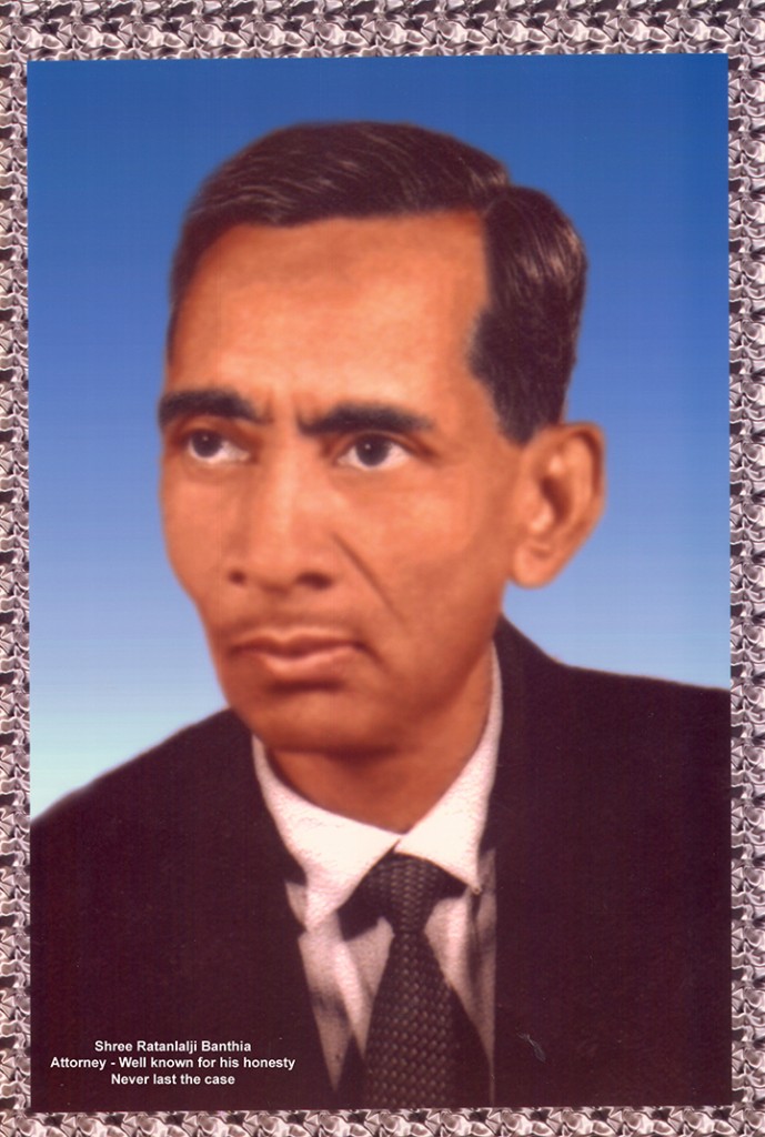 Famous Attorney Ratanlal Banthia